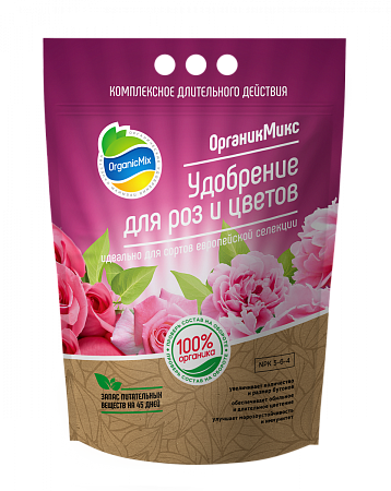 Удобрение для роз и цветов Органик Микс 2,8 кг